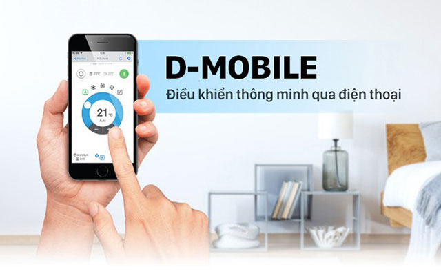 Hướng dẫn sử dụng điều hòa Daikin với hệ thống kết nối thông minh D-mobile