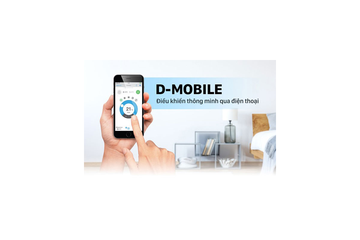 Hướng dẫn sử dụng điều hòa Daikin với hệ thống kết nối thông minh D-mobile
