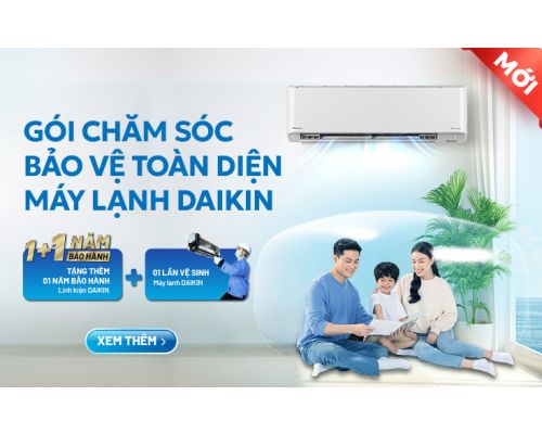 G&oacute;i Chăm S&oacute;c Bảo Vệ To&agrave;n Diện Cho Điều H&ograve;a Daikin