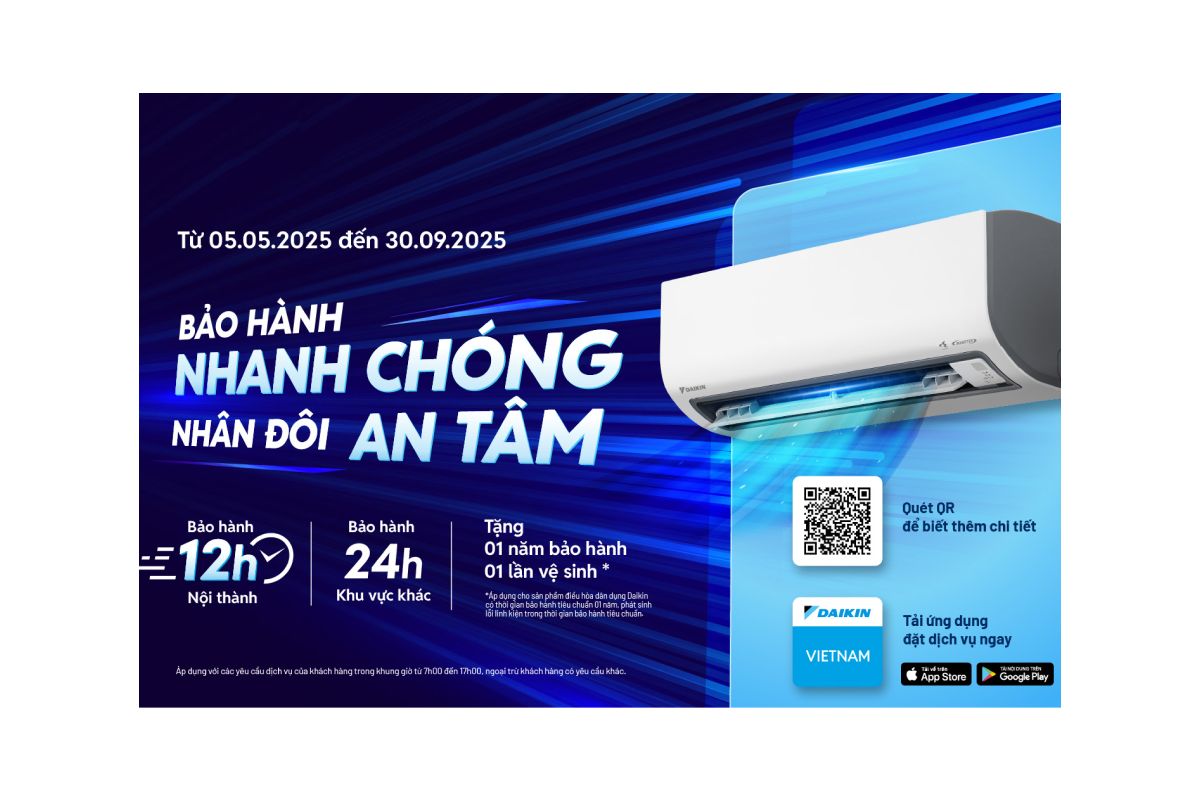 Chương Trình “Bảo Hành  Nhanh Chóng - Nhân Đôi An Tâm”